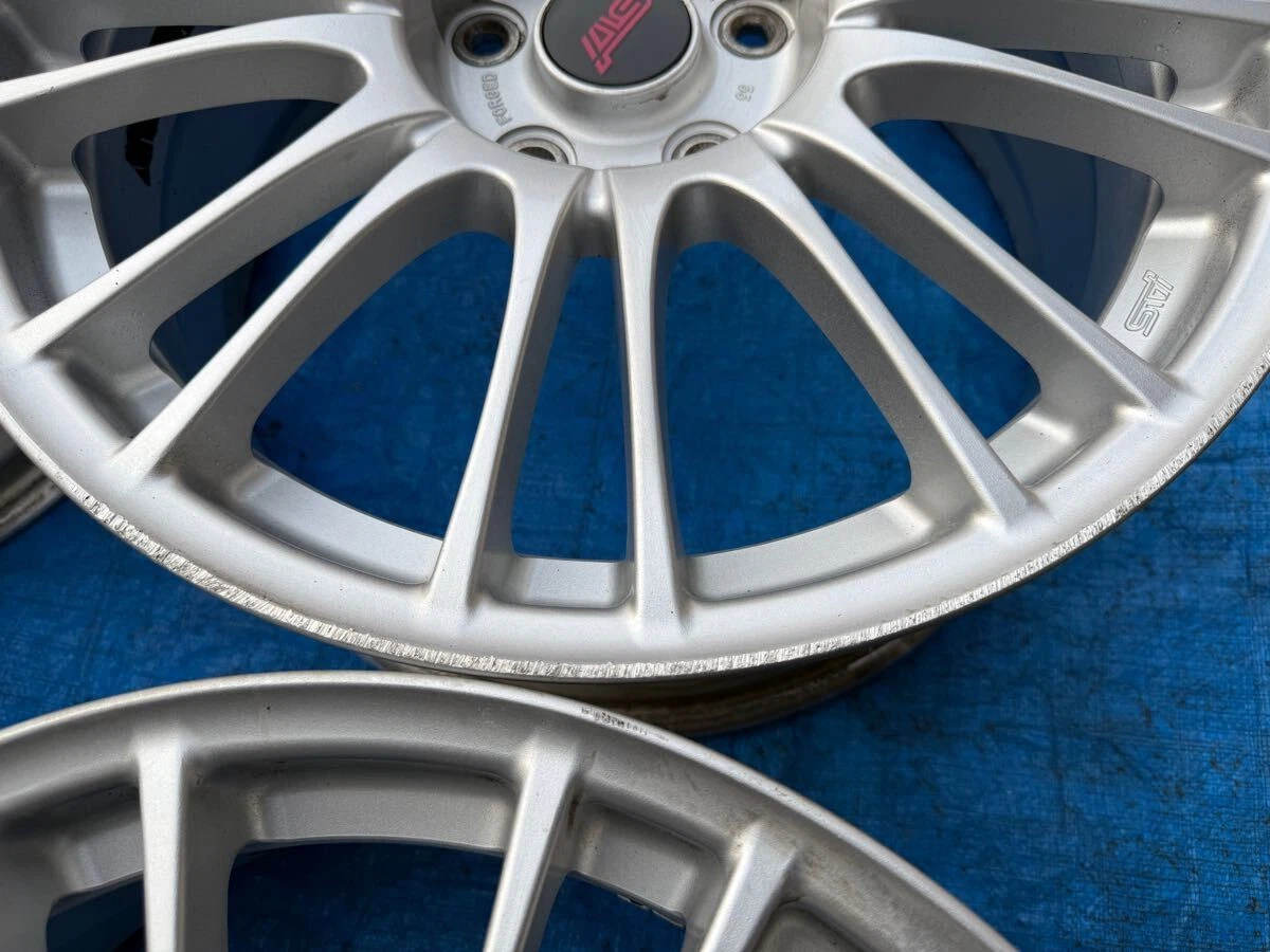 JDM Forging Subaru STI Genuine Option BBS RV739 18 8.5J +55 GVB GVF GR No Tires - Image 7