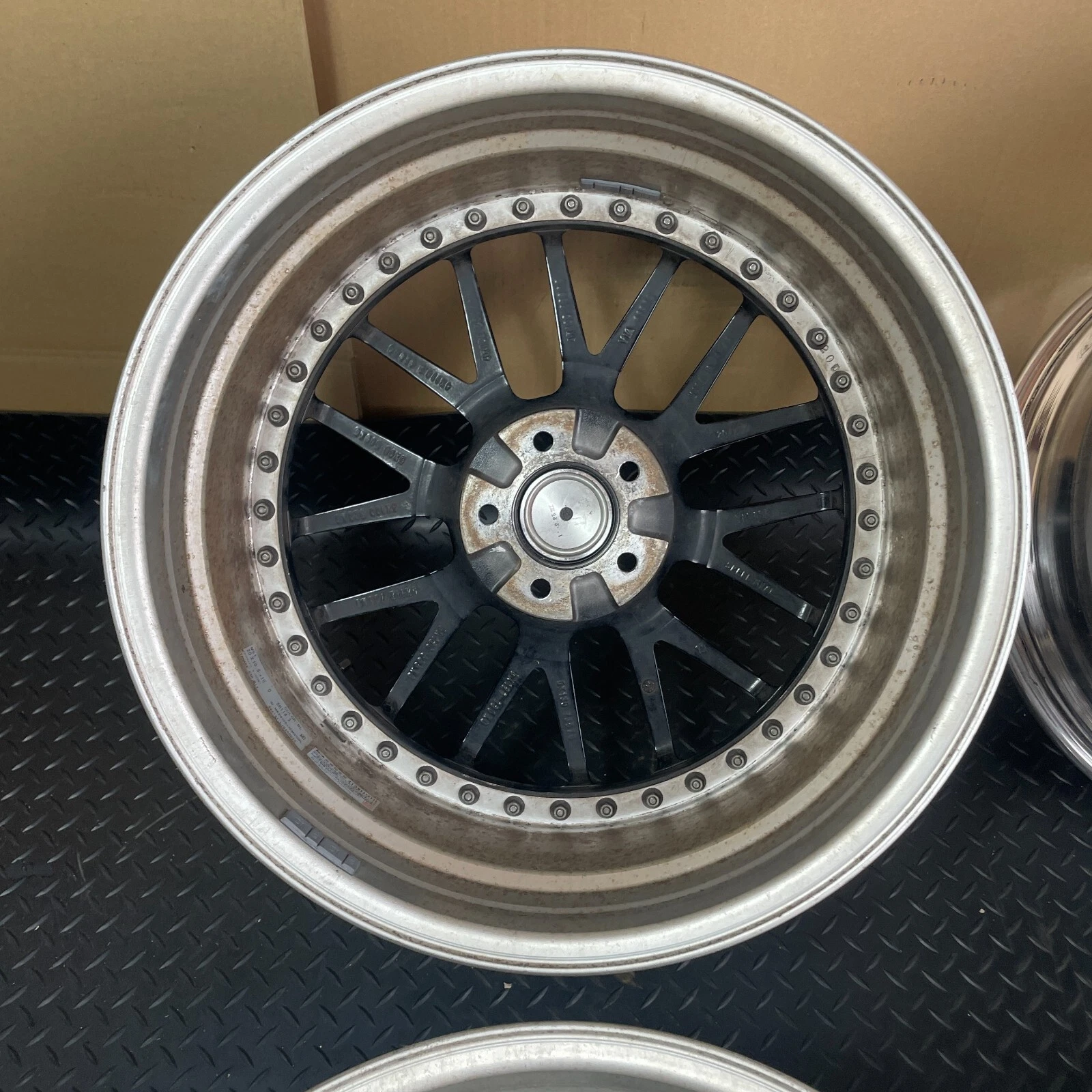 JDM SSR MS1 4Wheels no tires 20x9.5+22 MD 10.5+10 MD 5x114.3 BL - Image 12