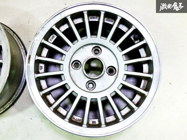 JDM Genuine Nissan DR30 late model R30 Skyline standard wheels 4-wheel No Tires - Image 5