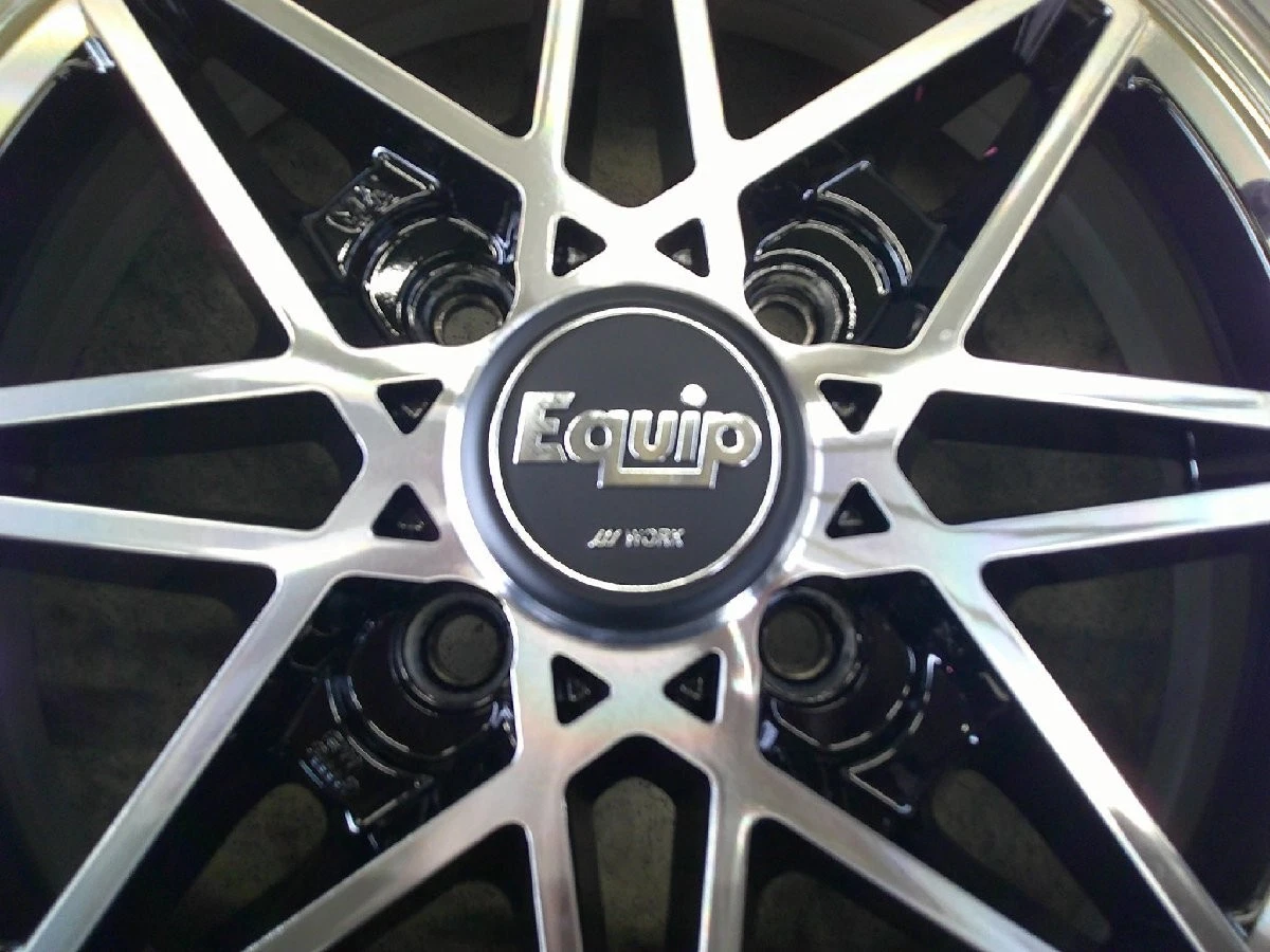 JDM WORK Equip 03 15x5.0J +42 PCD100 4H 165/50R15 WORK Equip 3-piece t No Tires - Image 3