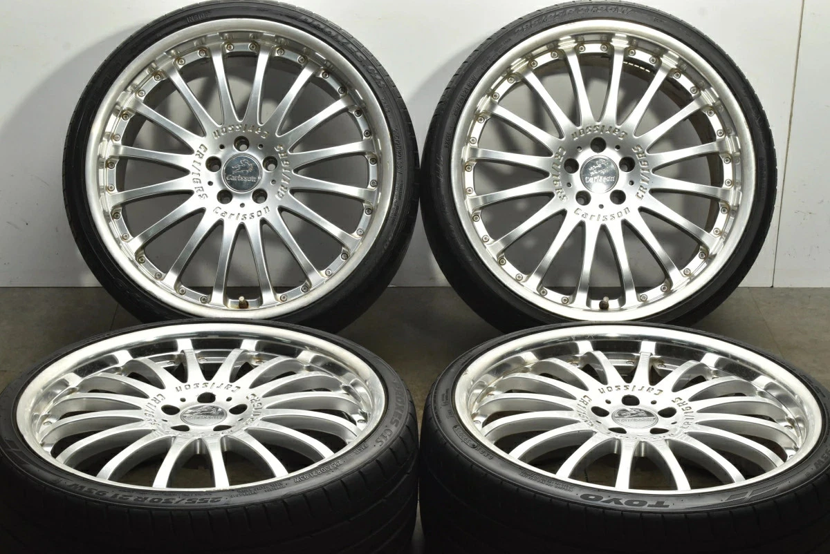 JDM Used Carlson 4-Book Set 219.0J x 21 +40 PCD 112 255/30R21 93W with No Tires - Image 2