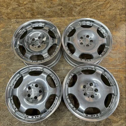 JDM Rare Carlsson 2/6 ULTRA 198.5J+40 9.5J+40 PCD114.3 5-hole 5H Out o No Tires