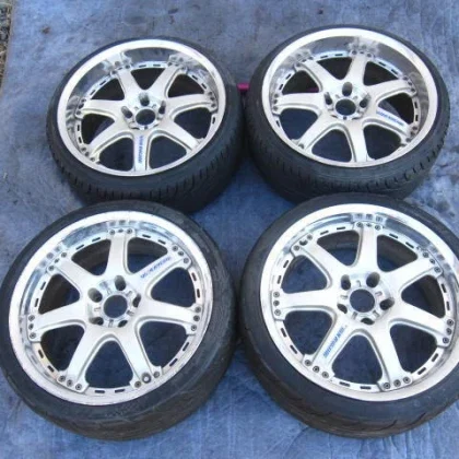 JDM Rays Volk Racing GT-7 8J+23 9J+17 5-hole PCD114.3/5H Big Caliper C No Tires