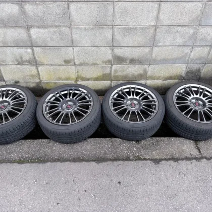 JDM Subaru WRX STI genuine option BBS 18-inch 245/40ZR18 tires No Tires