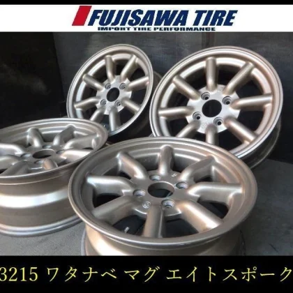JDM 3215 A Size Actual Measurement Watanabe Eight Spoke Rare Magnesiu No Tires