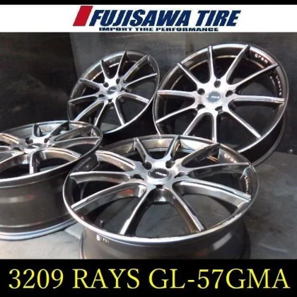 JDM 3209ARAYS GL-57 GMA18x7.5J 5H 114.3 +504Book RAYS No Tires