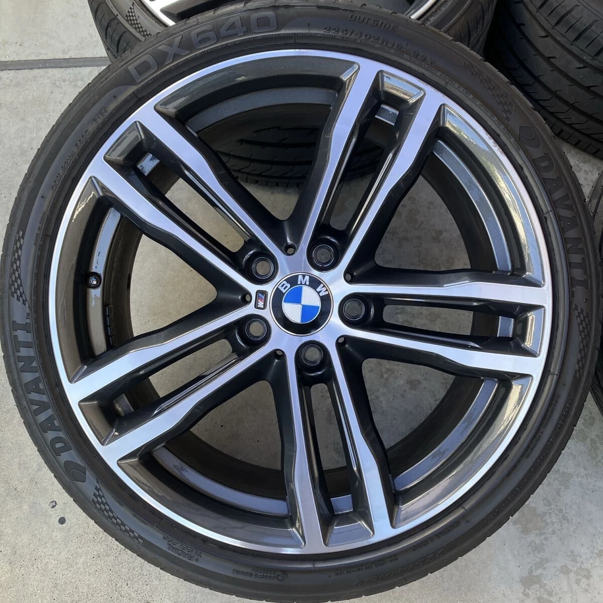 JDM BMW 704M 19" Tire & Wheel Set 4-Pack 3.4 Series PCD 120 for F30 F3 No Tires - Image 5