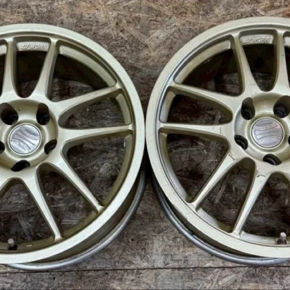 JDM Rare WORK emotion WAE 178.5J+40 PCD114.3 5-hole 5H lightweight for No Tires