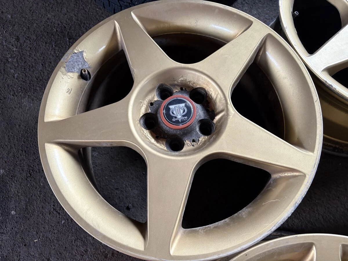 JDM Speedryn 16-inch Aluminum Wheels 16x7J 5H100PCD+47 4Book Rare Item No Tires - Image 2