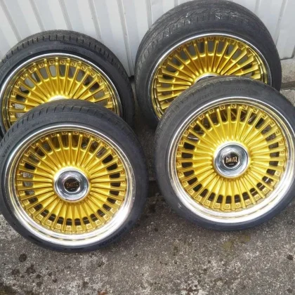 JDM WORK EMITZ GOLD No Tires