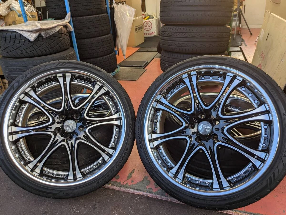 JDM High-quality Leonhardt Fins deep rims for Cima Fairlady Z33 Z34 40 No Tires