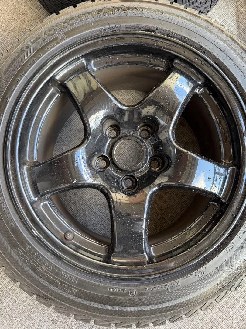 JDM GT-R 32 genuine 16-inch aluminum studless tires 205/55 R16 4-book No Tires - Image 2