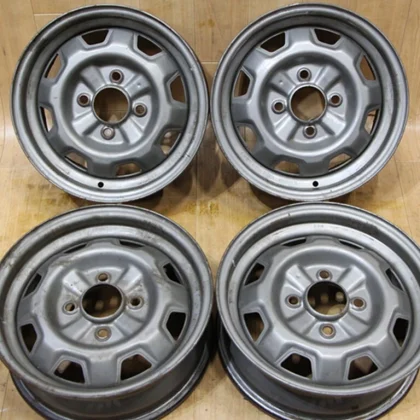JDM C21 Rare Nissan Genuine Skyline Japan 14x5J+25 PCD114.3 73mm Hub D No Tires