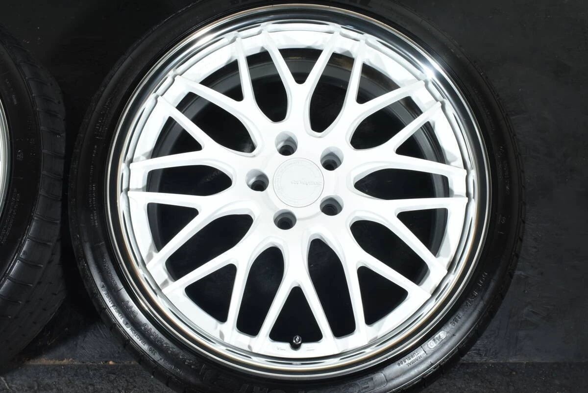 JDM WORK Gnosis HR201 HR1 19-inch PCD112 8J +46 IMPERIAL ECOSPORT2 235 No Tires - Image 5