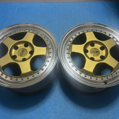 JDM Rare OZ Racing 1717X9J +43.5 PCD 114.3/5H Used 2Book ITALY Hub dia No Tires