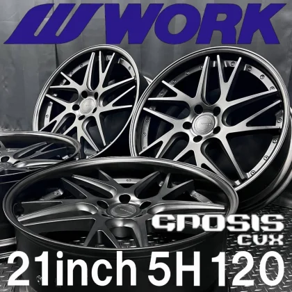 JDM WORK Gnosis CVX 219.5J +40/+28 5H 120 4Book No. 250903-S1 Wheel Se No Tires