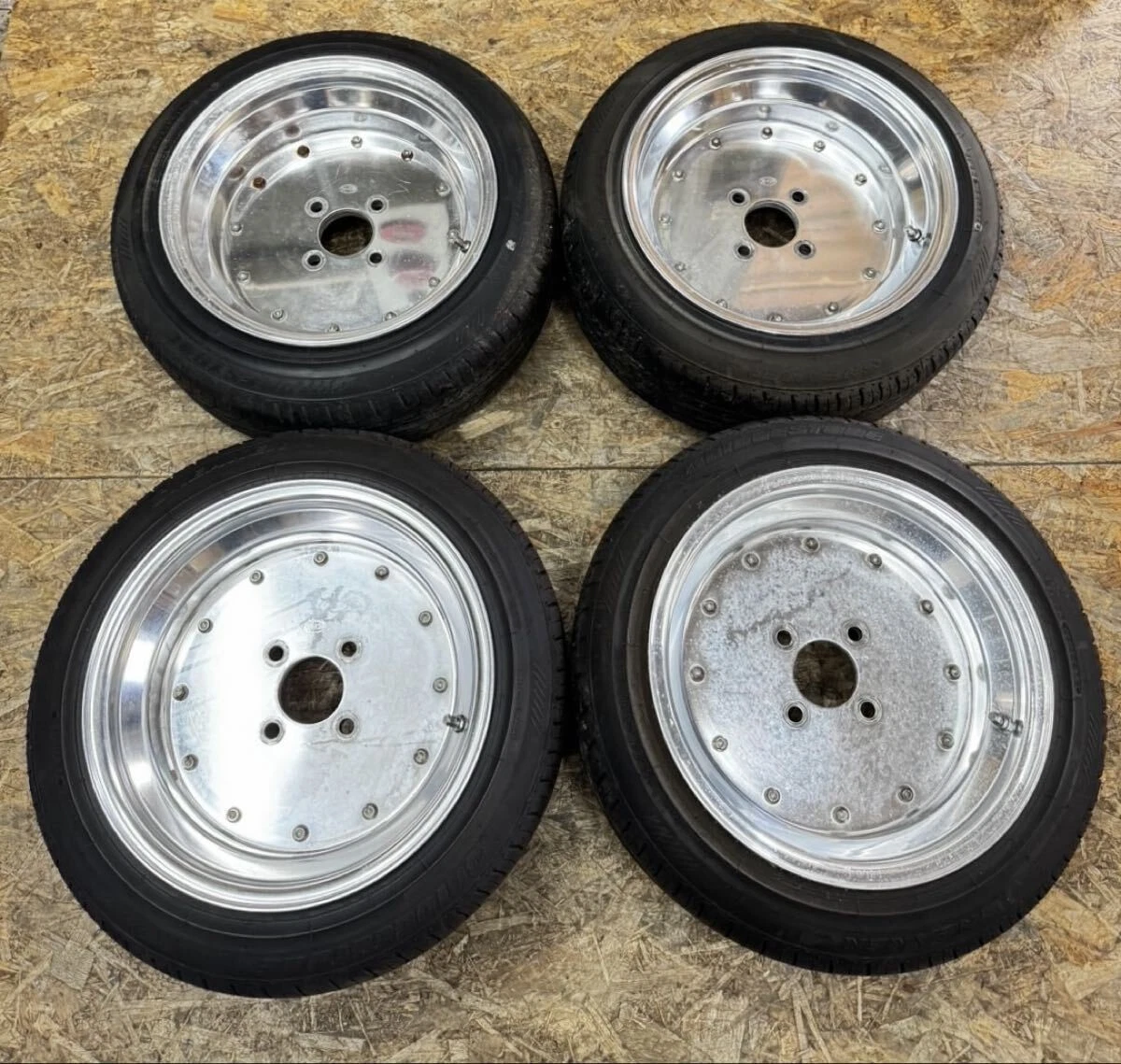 JDM Rare SSR MK-1 158.5J-8 PCD114.3 4-hole 4H deep rim discontinued. F No Tires