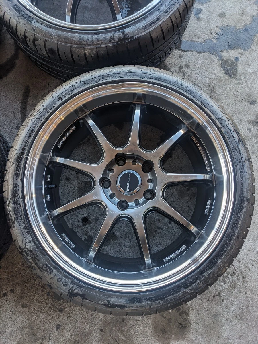 JDM WORK EMOTION D9R 4-Piece Set for BMW 18-inch 8.5J PCD120 5H 5-Lug No Tires - Image 2