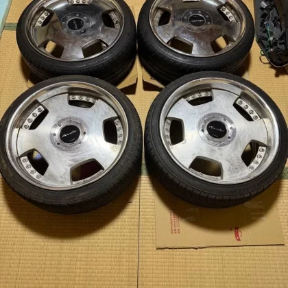 JDM Work Euroline 4Book set with tire tread No Tires