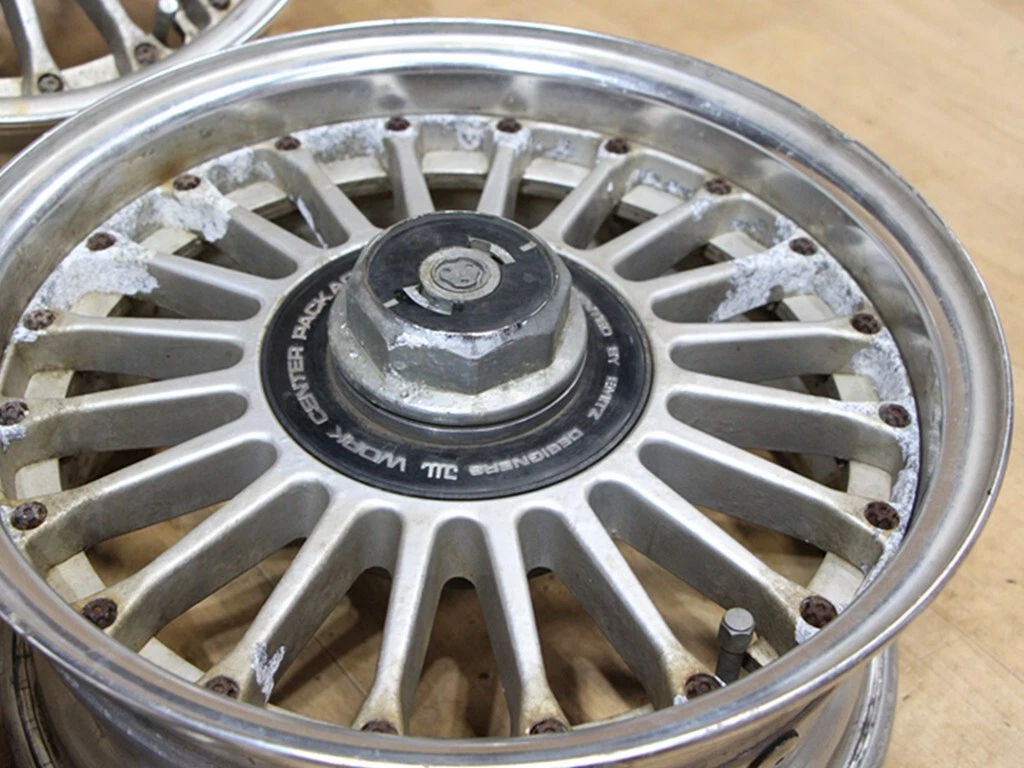 JDM B876 Old car out of production WORK EWING II EWING 2 Mesh 14x6J+15 No Tires - Image 8