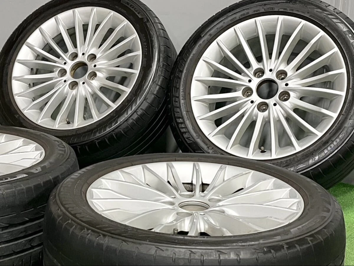 JDM BMW F30 3series OEM 17-inch 7.5J +37 PCD120 Potenza S001 225/50R17 No Tires - Image 2