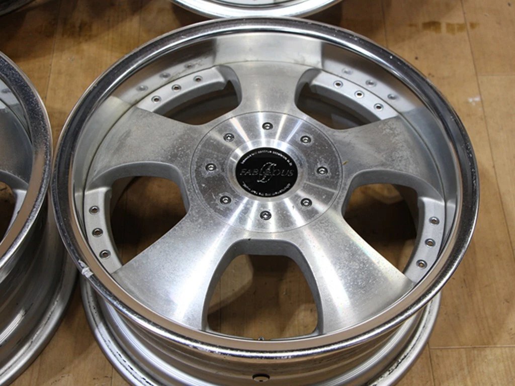 JDM C39 deep rims rare Fabless PROFOUND 15x5.5J+38 6.5J+38 PCD110 PCD1 No Tires - Image 5