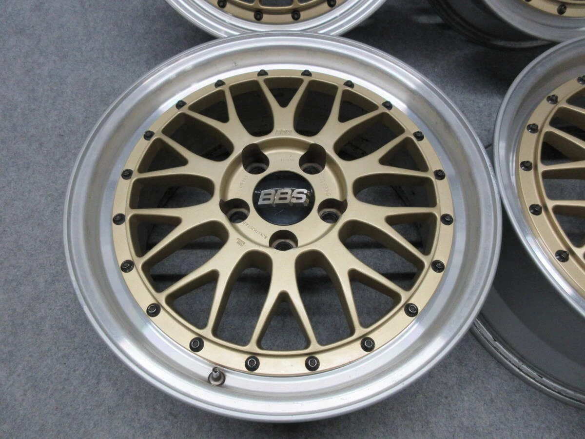 JDM No. 3 Popular Gold BBS LM 17 Supra Crown Mark II Altezza Subaru Le No Tires - Image 4