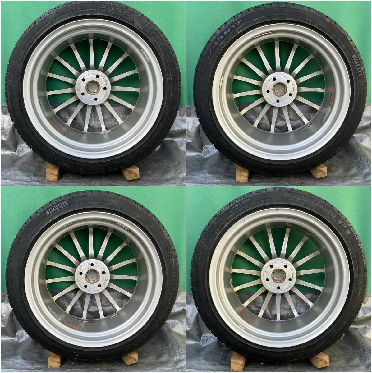 JDM Custom-ordered Alfa Romeo 156 V6 wheels 17x7.5J ET35 PCD5x98 made No Tires - Image 7