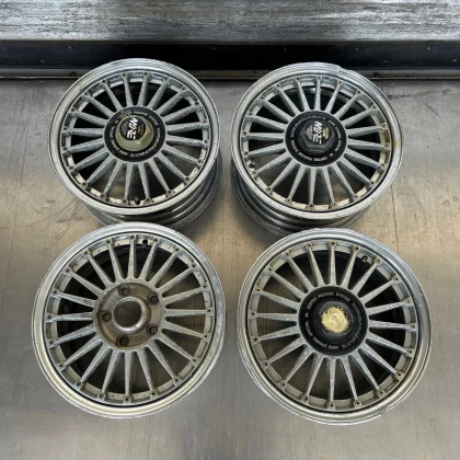 JDM Old car SUPER STAR RACING MORE aluminum wheels 15-inch 4Book 15x6. No Tires