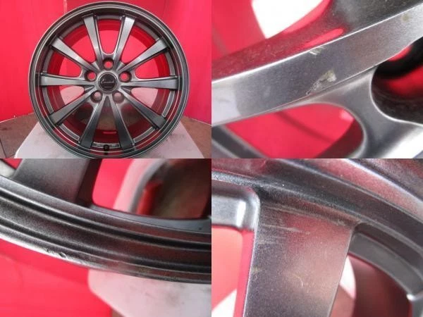 JDM 4BookSET Used Wheels: EURO TECH 8.0J+35 5H-120 Roadstone N8000 202 No Tires - Image 4