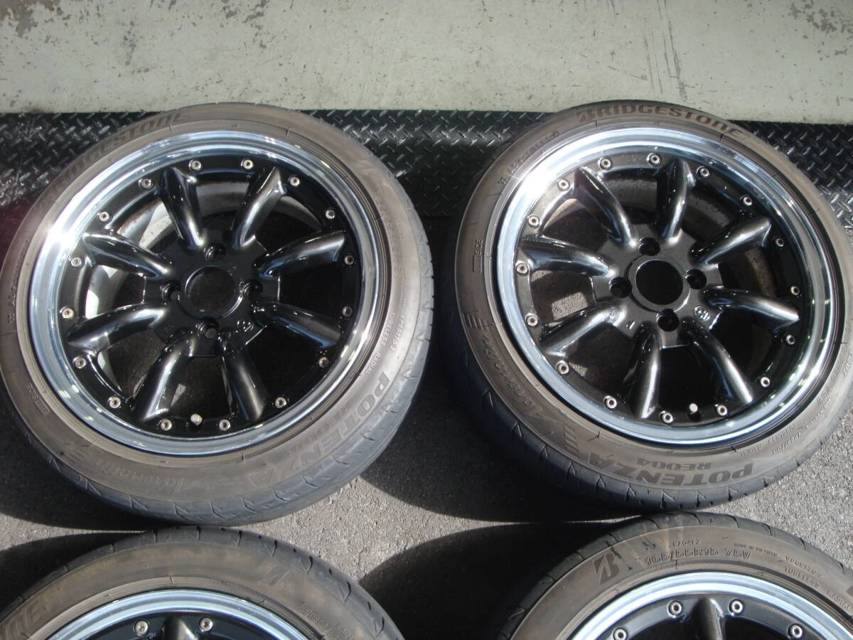 JDM Perfect for light trucks and kei cars Watanabe RS-8 15-inch alumin No Tires - Image 3