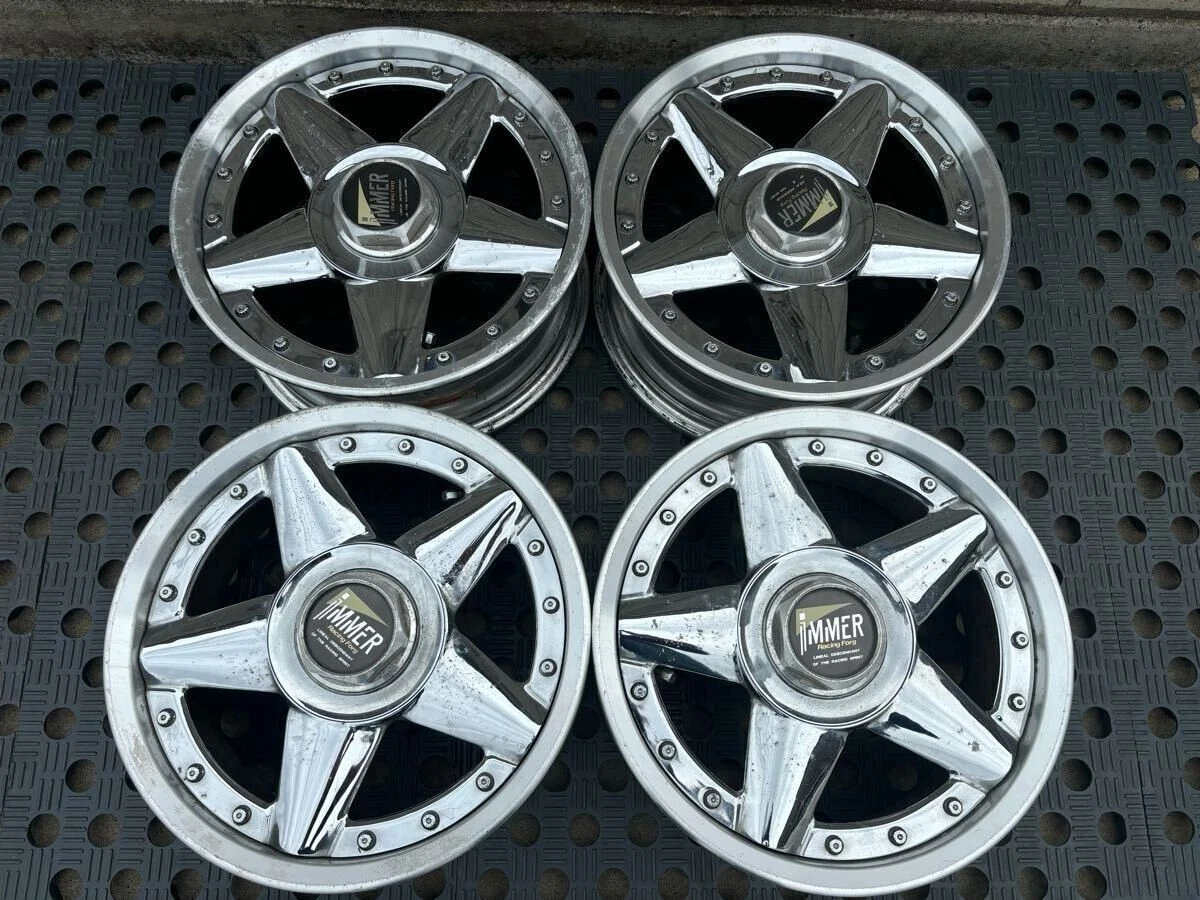 JDM Rare weds IMMER Racing Forg 1515x6.5J +36 PCD 114.3/5H Used 4Book No Tires