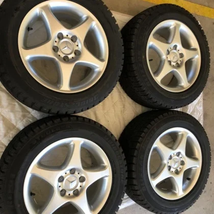 JDM BS REVO1 225/55-16 2006 60% tread Mercedes-Benz aftermarket wheel No Tires