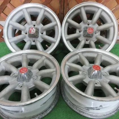 JDM H198 Watanabe Aluminum Wheel 4Book 6J Approx. +22 PCD:114.3-4H No Tires