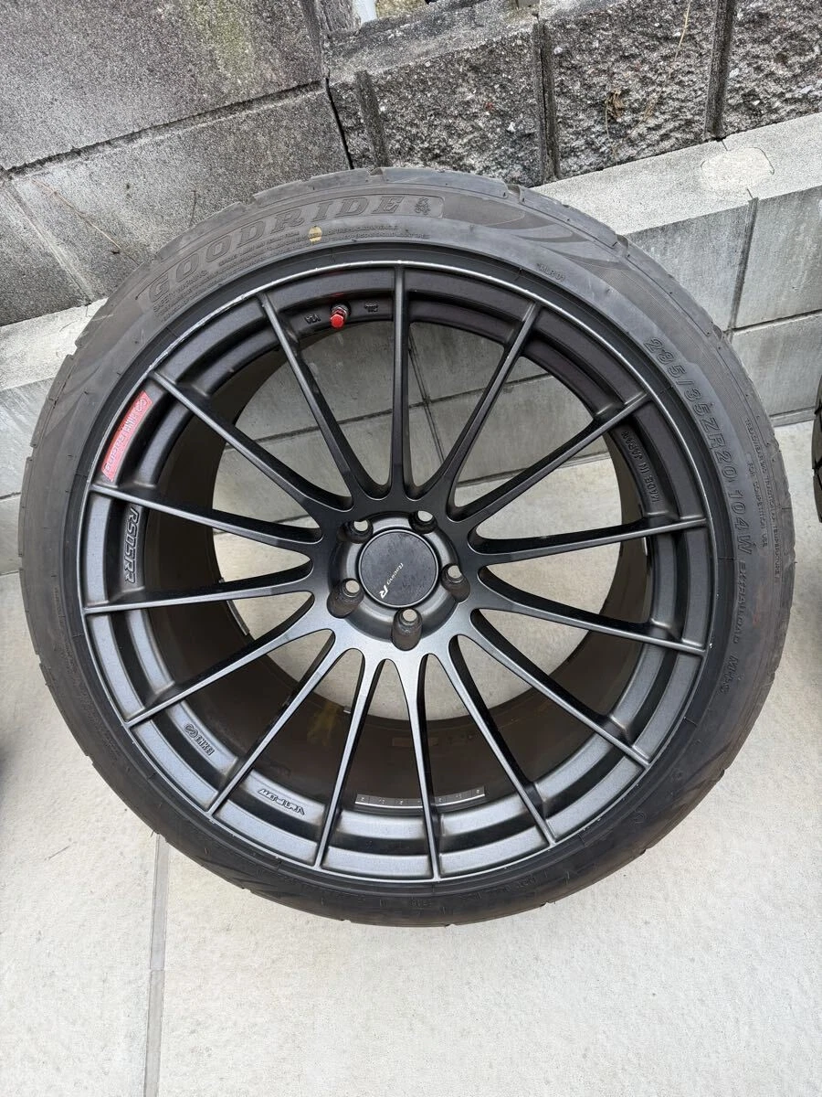 JDM ENKEI RS05RR 5H PCD114.3 20-inch 10J+35 11J+15 R35 GT-R Size Wheel No Tires - Image 3