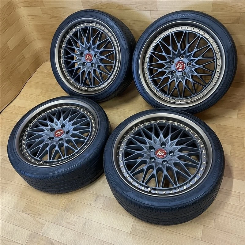 JDM WORK VS-XV 9.0-19+40 5H114.3 Dunlop VEURO VE303 245/35R19 93W tire No Tires - Image 6