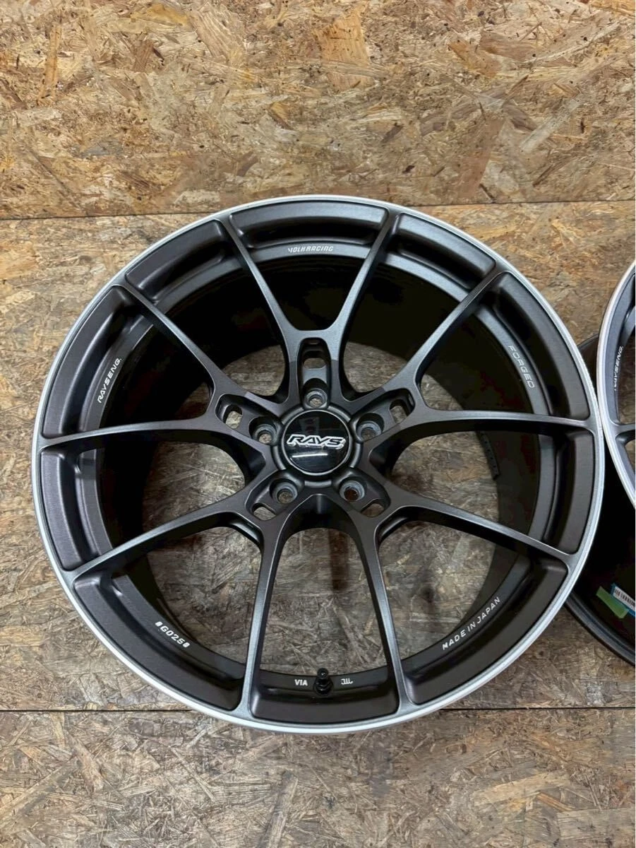 JDM Rare RAYS Volk Racing G025 1910J+34 PCD120 5-hole 5H BMW F87 M2 F8 No Tires - Image 2