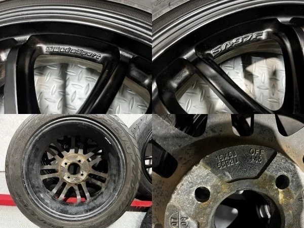 JDM Short-distance FINALIST 165/55R15 summer tires Weds Sports SA-97F No Tires - Image 7