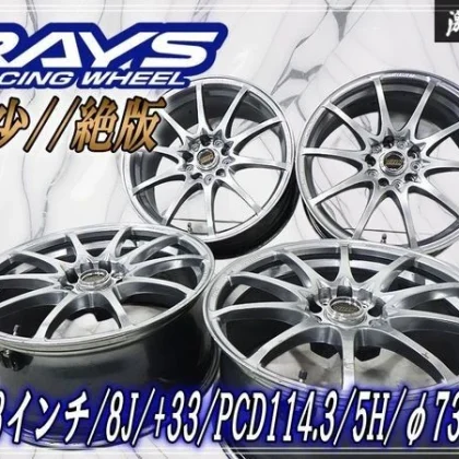 JDM Rare/Out of Print RAYS VOLK RACING CE28NF FORGED 188J +33 PCD114.3 No Tires