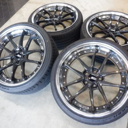 JDM S Superb SSR REINER type 10R 20 5H114.3 9J+44 Falken Zenith 235/35 No Tires