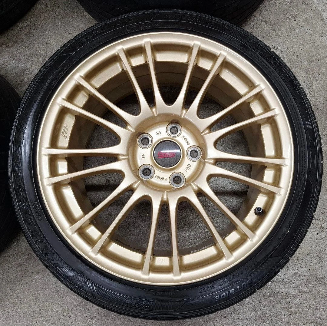 JDM Subaru WRX STI genuine BBS wheels and tires 4Book forging BBS No Tires - Image 2