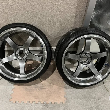 JDM ADVAN GT 10.5J inset 24 114.3 5-hole 202Book sedan Crown GTR Z34 e No Tires