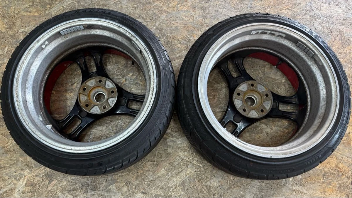 JDM Rare Super Advan Racing SA3R 9J+38 PCD114.3 5-hole 5H Out of Produ No Tires - Image 4