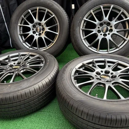 JDM forgingBBS RE-V with 99% Japanese tires for 40 Alphard 40 Vellfire No Tires