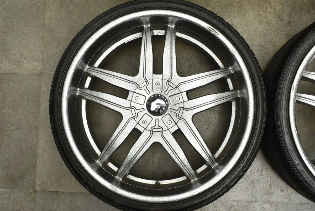 JDM Used FORGIATO 4-Book Set 229.0J x 22+15 PCD 114.3/120 245/30ZR22 9 No Tires - Image 4