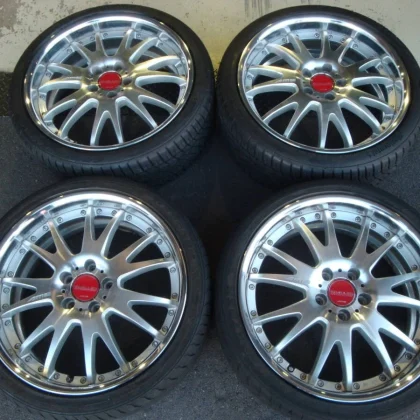 JDM AME Sharen 19-inch aluminum wheels + MAXTREK 235/35ZR19 2-pack and No Tires