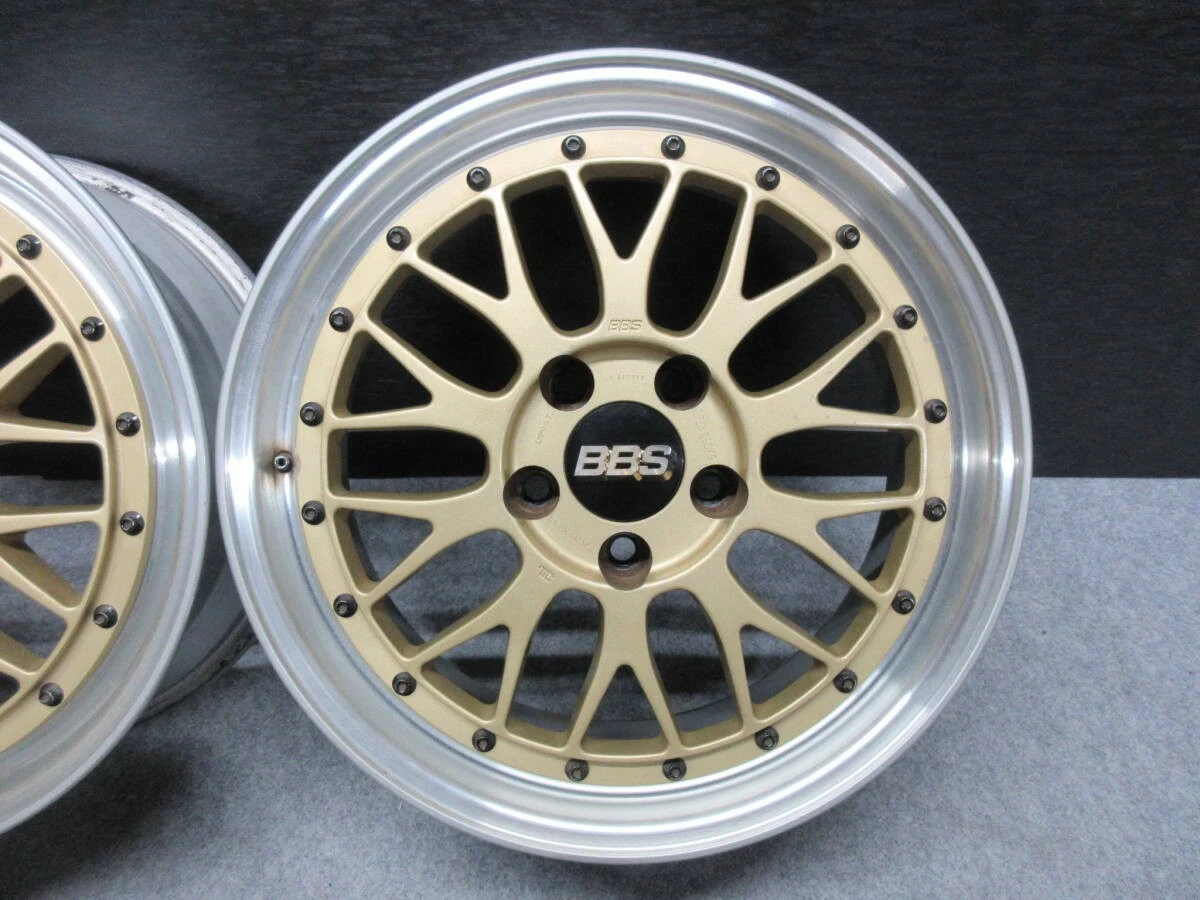JDM No. 3 Popular Gold BBS LM 17 Supra Crown Mark II Altezza Subaru Le No Tires - Image 2