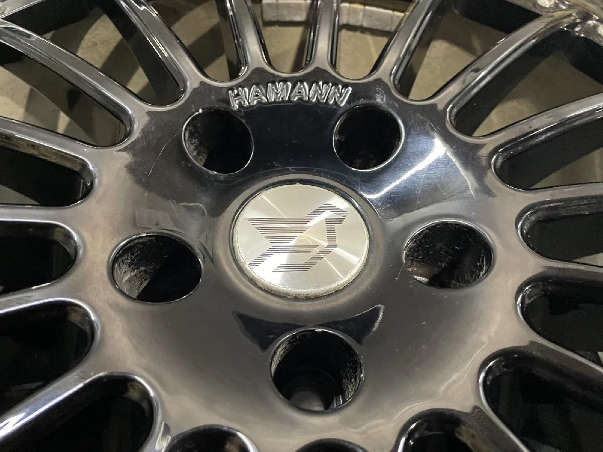 JDM HAMANN Herman Aftermarket Wheels 224Book 10.5J5HPCD120+40 Black De No Tires - Image 6