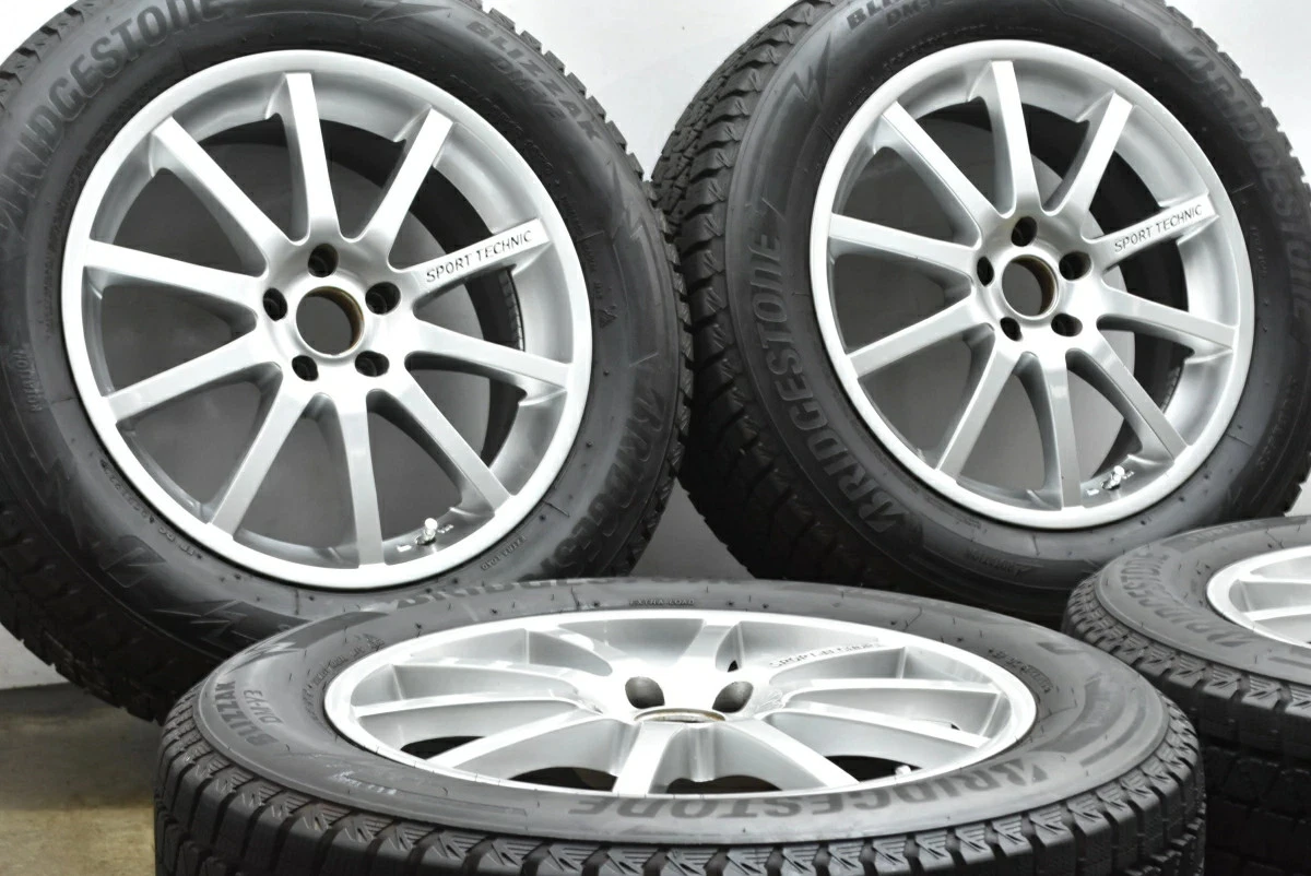 JDM Used Dunlop 4-Book Wheel Set 187.5JJ x 18 +50 PCD 108 235/60R18 10 No Tires - Image 3