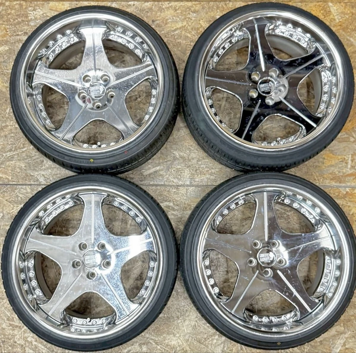 JDM Rare Leonhardt Orden 1910J +7 +6 PCD114.3 5-hole 5H Discontinued D No Tires